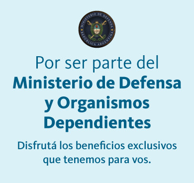 1-	Por ser empleado del Ministerio de Defensa y Organismos dependientes